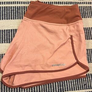 Patagonia Pink 3.5” strider shorts